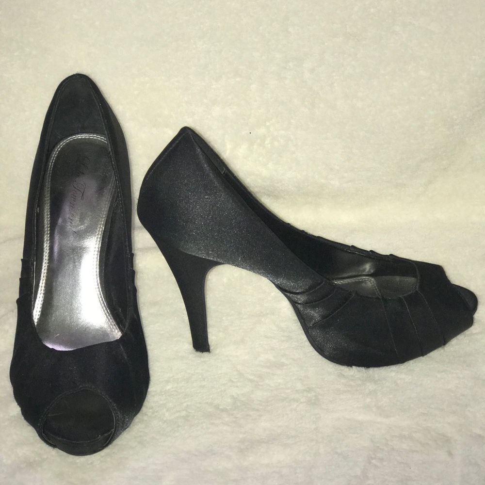 Lulu Townsend open toe pleated heel